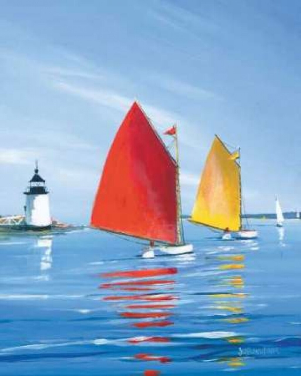 Horizon Light Poster Print by Sally Caldwell Fisher - Item # VARPDXC874D